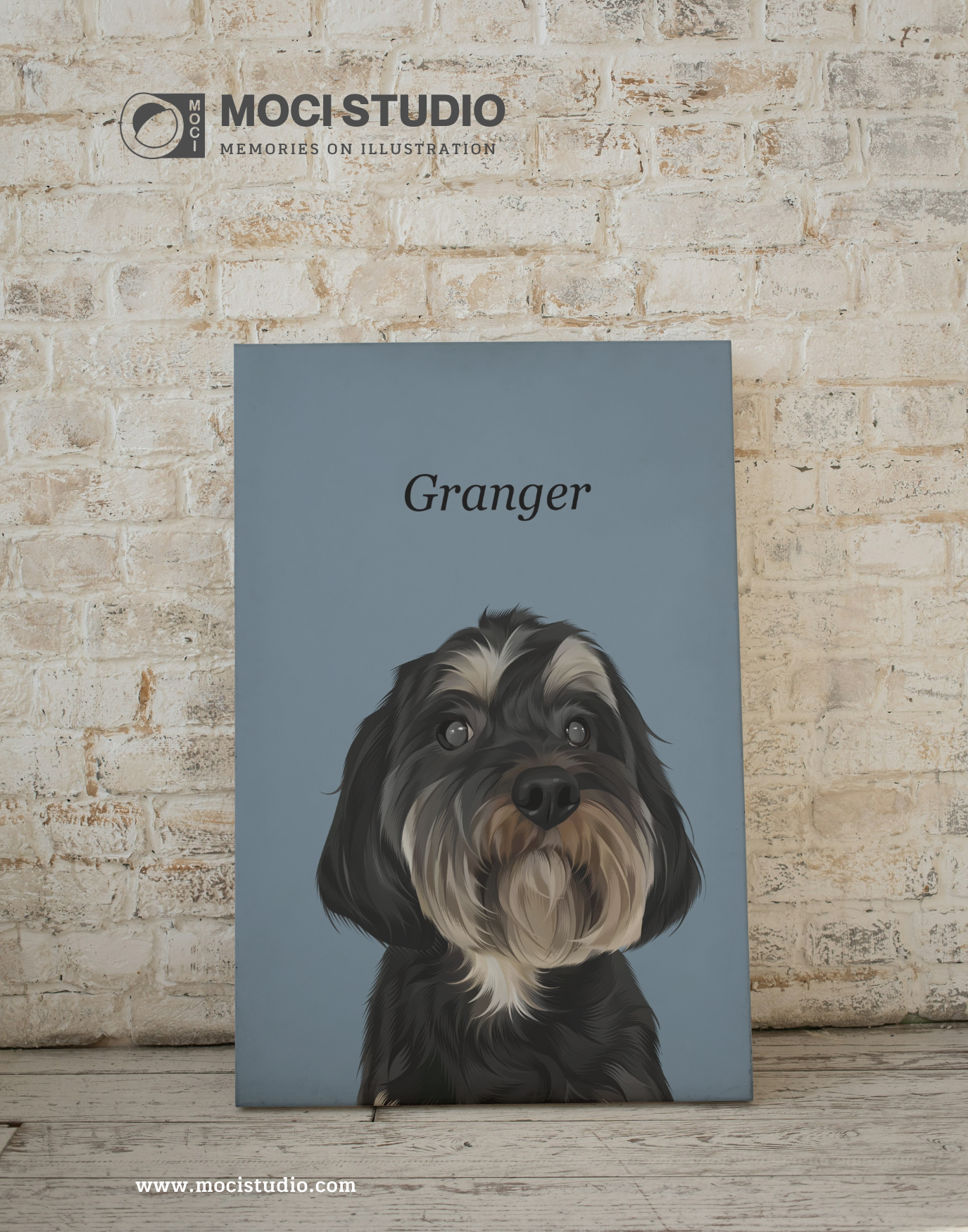 Personalized Pet Portrait | Canvas Print