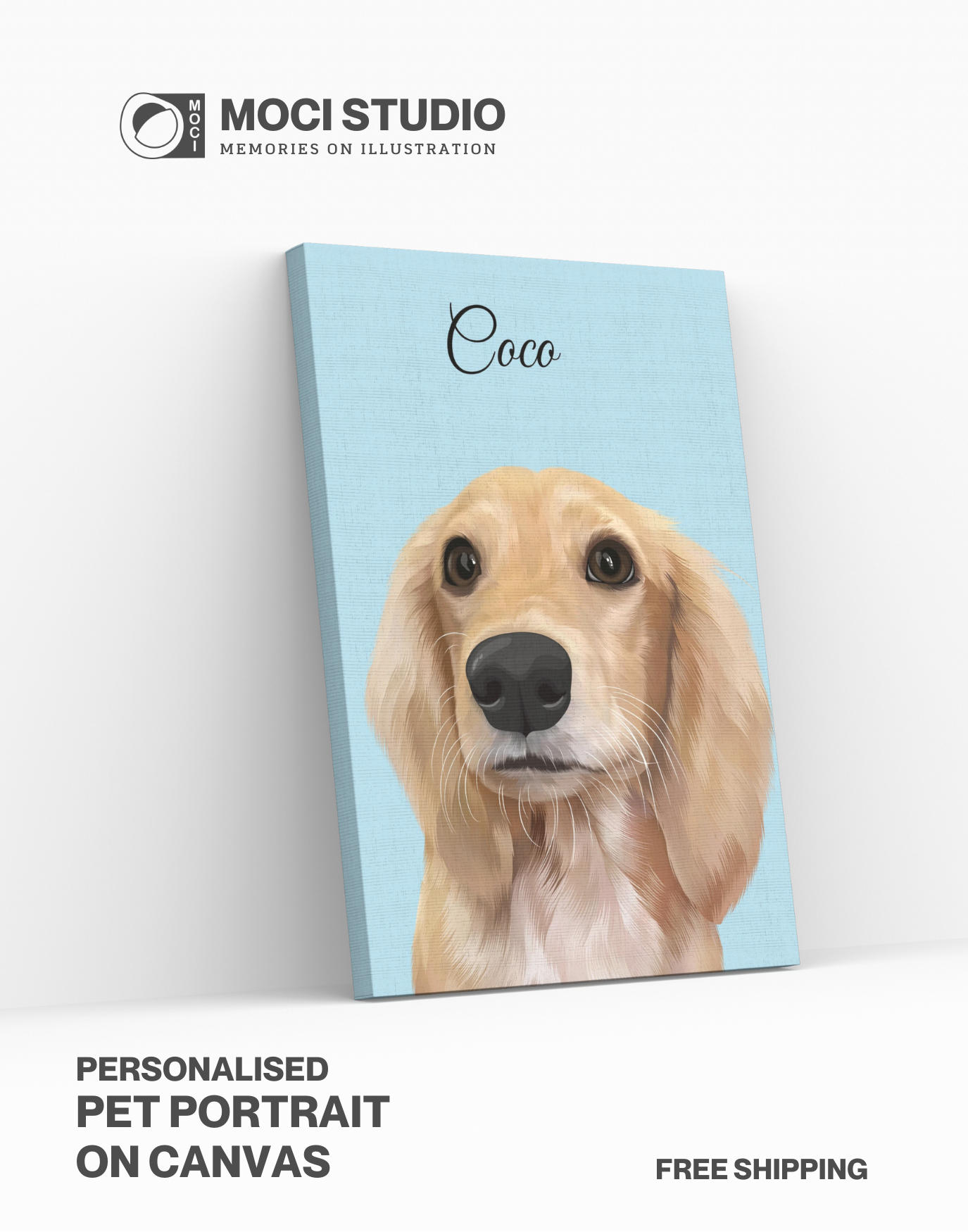 Personalized Pet Portrait | Canvas Print