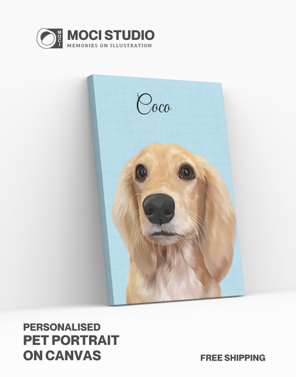 Personalized Pet Portrait | Canvas Print