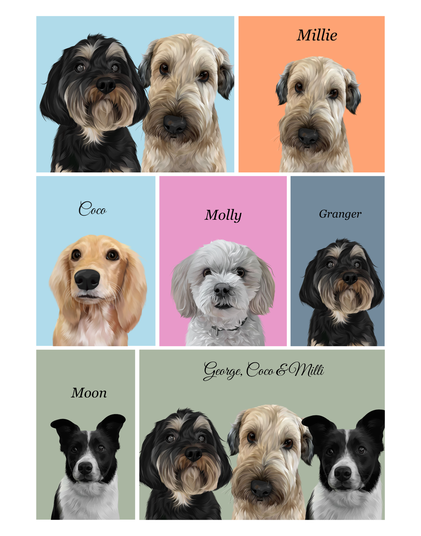 Personalized Pet Portrait | Canvas Print